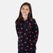 Regatta Kinderen Lovely Jubblie Lichtgewicht Gedrukte fleece met halve rits Outdoortrui blauw