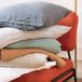 Vivaraise Kala Housse de coussin - Carbon - 65 x 65 cm