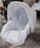 Babyline Chocolade de – hoes voor babydraagtas, groep 0, grijs
