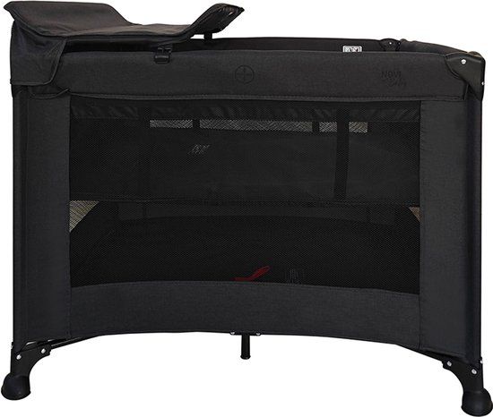 Novi Baby Nolan Luxe Air+ Campingbed/Box - Zwart Melange