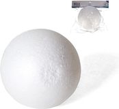 Gerimport Boules en polystyrène pour loisirs créatifs - 1x - boules en polystyrène - 15 cm