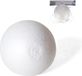 Gerimport Boules en polystyrène pour loisirs créatifs - 1x - boules en polystyrène - 15 cm
