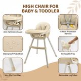 StarTech F2 Hoogte verstelbare kinderstoel - 4-in-1 - Khaki