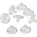 Creativ company CC Oorbel Achterkantjes 10 mm Transparant 20 stuks