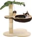 Syfax Kattenkrabpaal met sisal krabpaal 50 cm beige en bruin