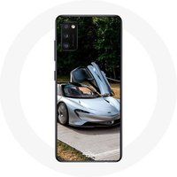 Maniacase Hoesje voor Oppo A16 Formule 1 McLaren Auto Grijs