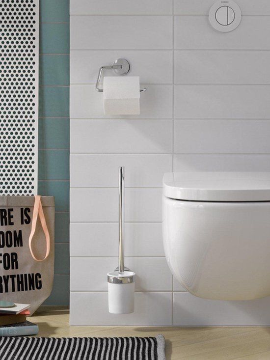 Emco Round Toilet Roll Holder Chrome