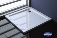 Best Design Donar Douchebak Vierkant 80x80cm - Wit - Acryl