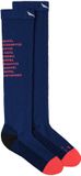 SALEWA Ortles Dolomites AM Wandsokken Dames Blauw/Zwart/Rood Maat 36-38