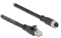 DeLOCK 80594 netwerkkabel Zwart 5 m Cat5e S/FTP (S-STP) Rond