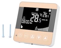 Thermostat numérique pour ventilo-convecteurs, écran LCD, WLAN, 200-240V