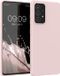 kwmobile hoesje geschikt voor Samsung Galaxy A52 / A52 5G / A52s 5G - Hoesje voor smartphone - Back cover in kokosmelk