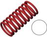 Traxxas Ressort, amortisseur (rouge) (GTR) (2.9 rate blanc) (std. avant 90mm)