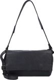 HAROLD'S Leren Schoudertas Submarine Handbag Flap Black Zwart