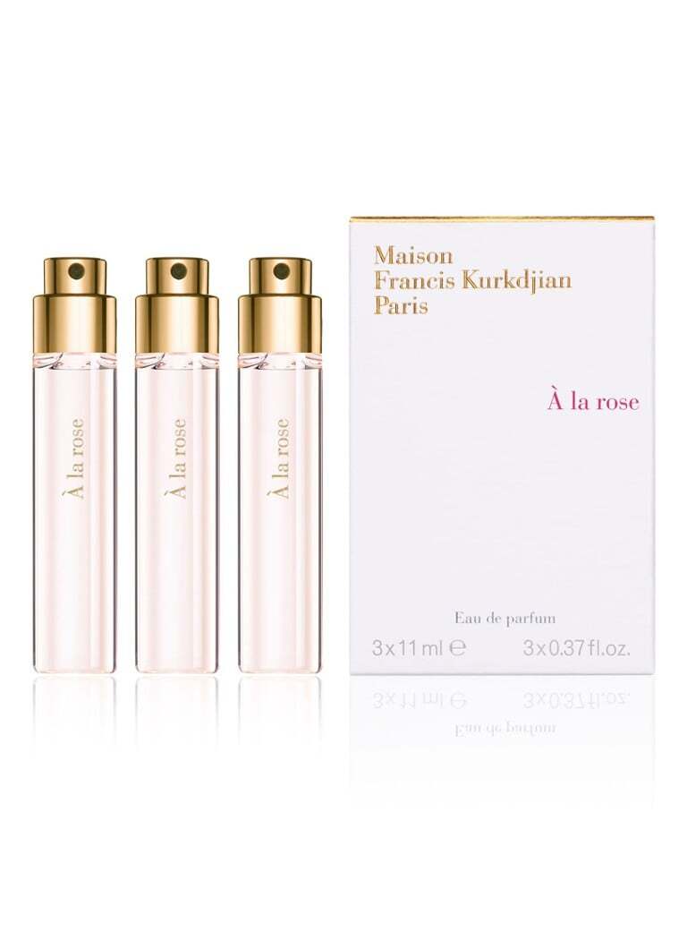 Maison Francis Kurkdjian À la Rose Eau de Parfum - navulling set van 3