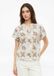 s.Oliver T-shirt V-hals Korte mouw Aansluitend Polyester Zandkleuren