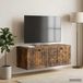 Maison Exclusive - Meuble TV mural chêne fumé 78,5 x 31 x 30 cm bois d'ingénierie