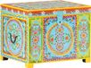 vidaXL Opbergbox handgeschilderd 50x40x40 cm massief mangohout