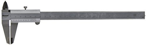 Starrett 125MA-200 Vernier schuifmaat, 200 mm Range.02 mm graden