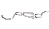 Orphelia Armband Trapezium 18/20Cm Zirkonia Sterling Zilver 925 Za-1908