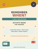 Remember When?: A 1950s & 1960s Nostalgia Activity Book for Seniors
