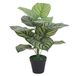 Kunstplant, Leaf Design UK Kunstplant, 60 cm, gestreept, groen