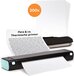Pora&Co M08F - Thermal Printer - Portable A4 Printer - Includes 200 Sheets + Carrying Case - Print from Phone or Computer - Black/Green