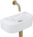QeramiQ Fuente Fonteinset - 40x21.5x12cm - wit glans