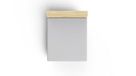 Premium Icecat Premium Ranforce Single XL hoeslaken, 100% katoen, 100 x 200 + 40 cm, 155 draadtelling, grijs