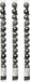 Decoris Mini kerstballen - 42x st - anthracite - D3 cm - kunststof