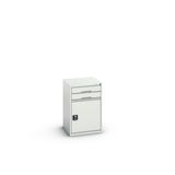 Bott Verso Schuifladenkast | 525x550x800mm | 2 Laden | 1 Deur | RAL 7035 - 16925016.16