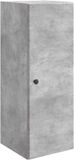 vidaXL Wandkast 33 x 34,5 x 90 cm Bewerkt hout Betongrijs