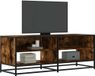 Maison Exclusive - Meuble TV en chêne fumé, 120,5 x 40 x 46 cm, fabriqué en panneaux de particules et métal