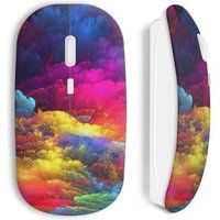 Maniacase Draadloze Muis Paint Clouds