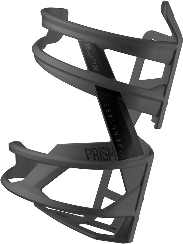 Elite Prism Left Bottle Holder left, grey soft touch/black graphic