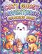 Cozy Ghost Adventures Coloring Book for Kids and Adults: Cute and Relaxing Spooky Fun Designs with Easy Bold Pages
