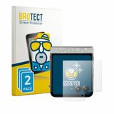 BROTECT - Screenprotector voor Motorola Razr 70 (Achterdisplay) - Folie Beschermfolie matte 2 Stuks