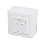 LogiLink NP0039A - Wandcontactdoos - Wit