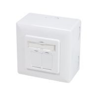 LogiLink NP0039A - Wandcontactdoos - Wit