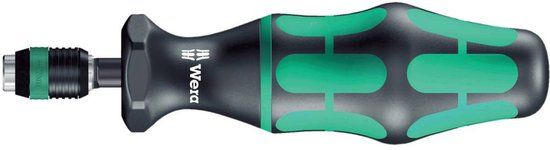 Wera - 7452 kraftform - instelbare momentschroevendraaier met rapidaptor snelwisselhouder - 1/4 duim - 0.9-1.5nm