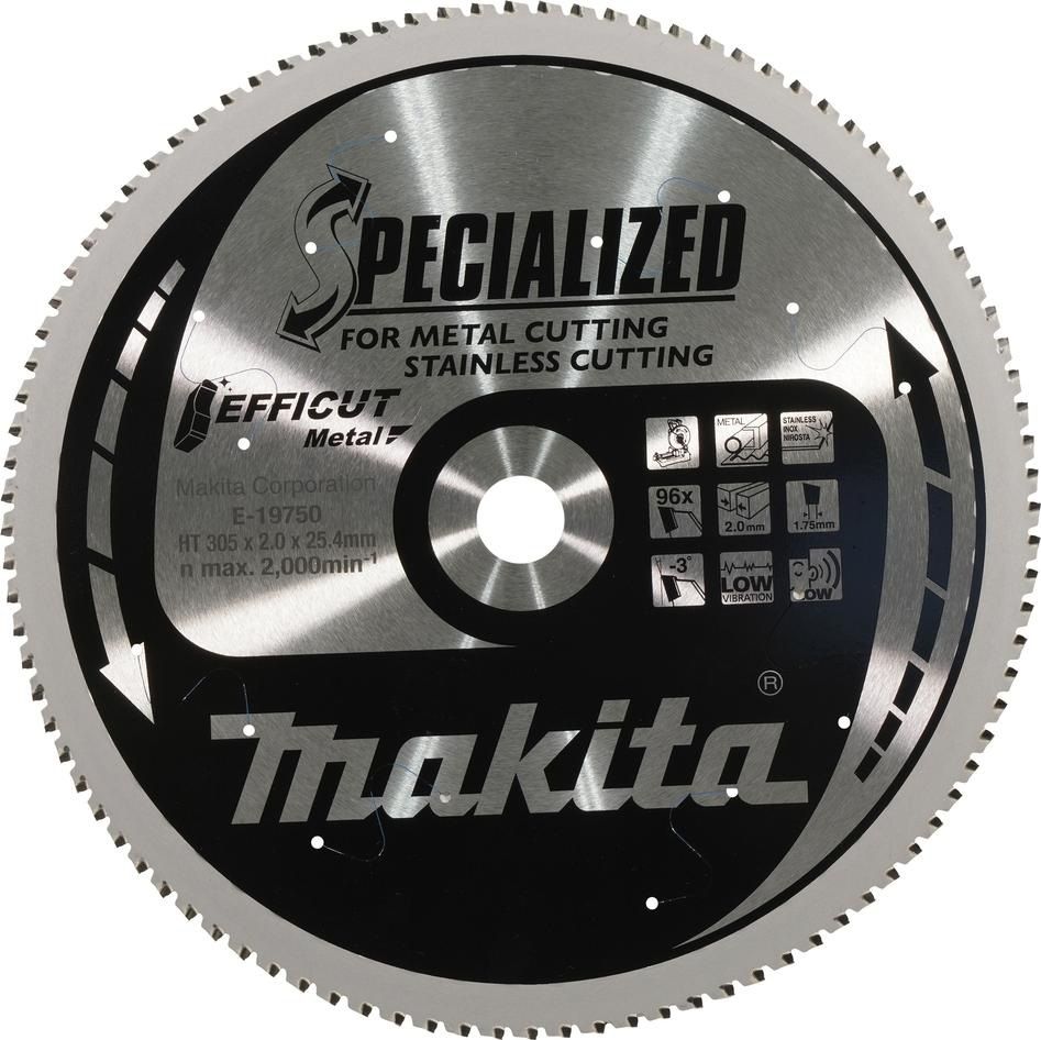 Makita Accessoires Makita EFFICUT Zaagblad 305x25,4mm 96T Metaal E-19750