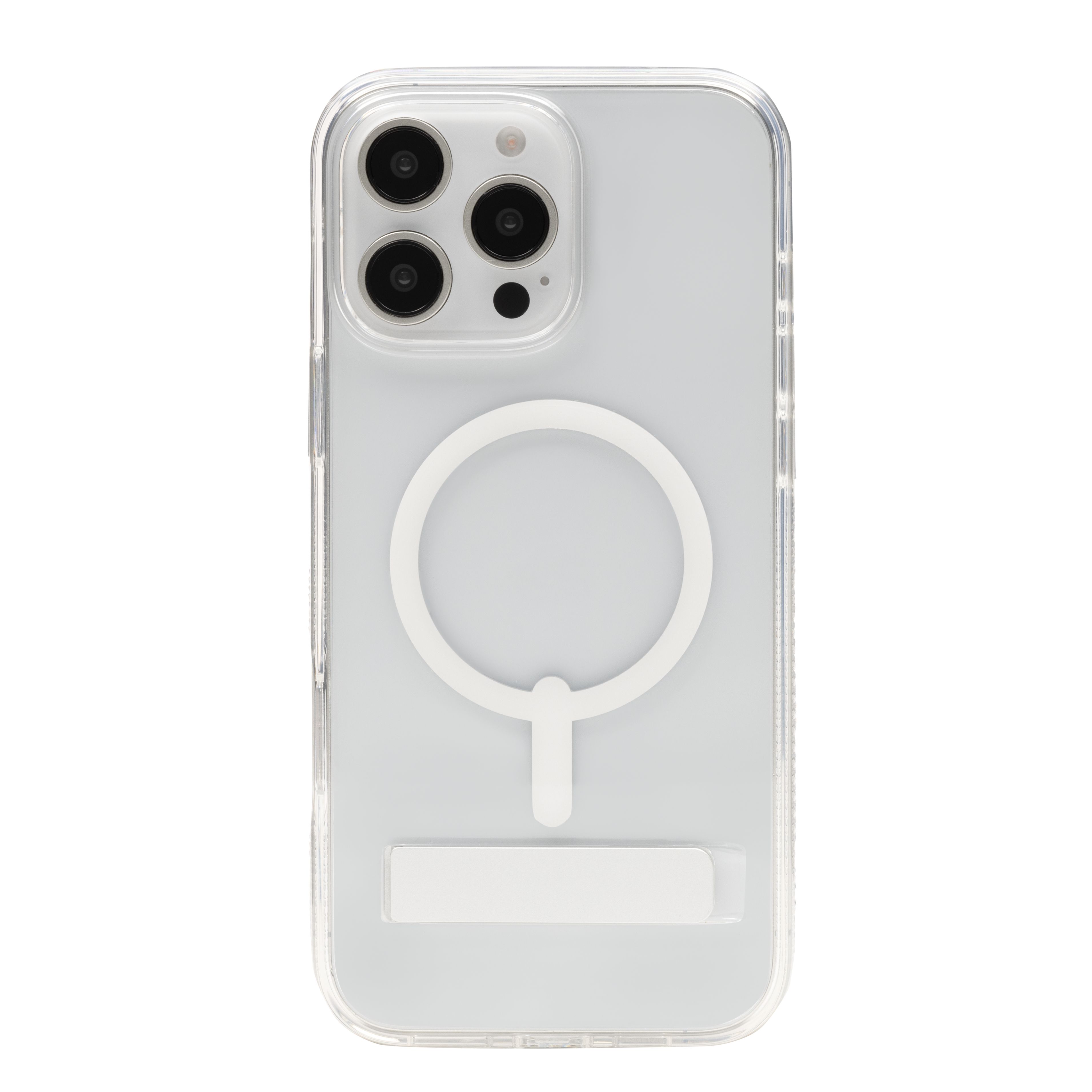 ZAGG Crystal Palace Snap iPhone 16 Pro Max Case - Transparent with Kickstand & MagSafe