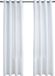 vidaXL - Gordijnen - verduisterend - met - ringen - 2 - st - 140x175 - cm - gebroken - wit
