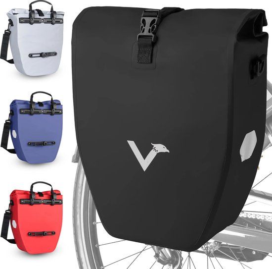 Valkental ValkBasic - Waterproof Pannier Bag - 20L - Black