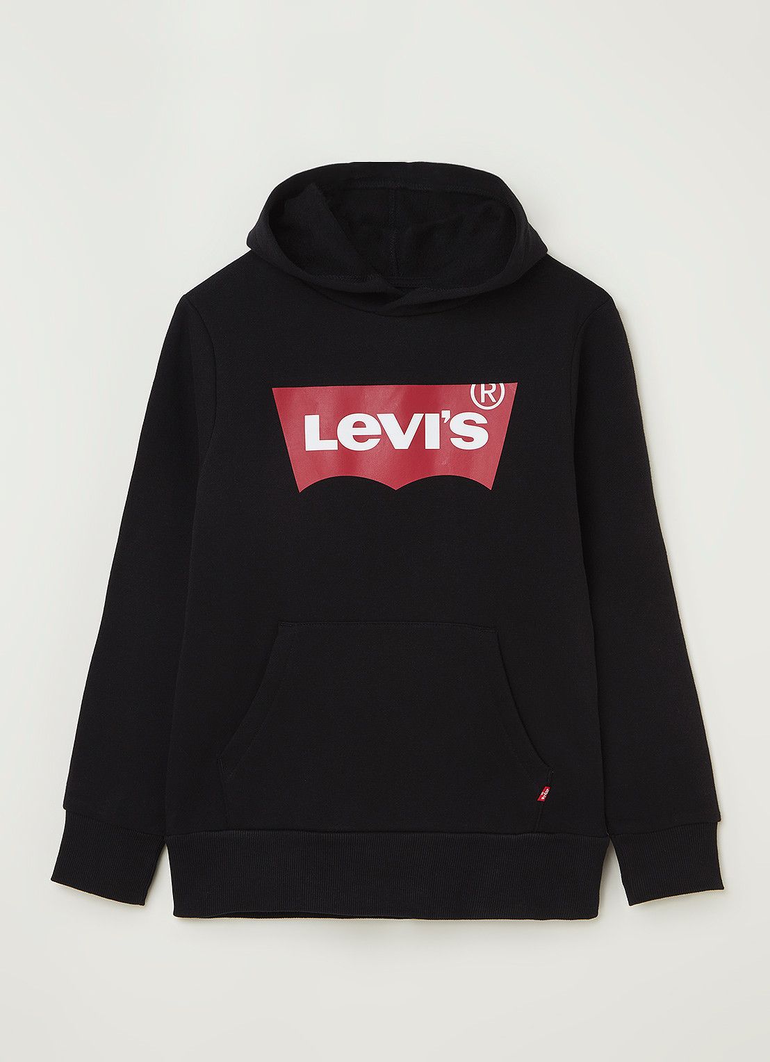 Levi's Kids hoodie met logo zwart - 3665115194777