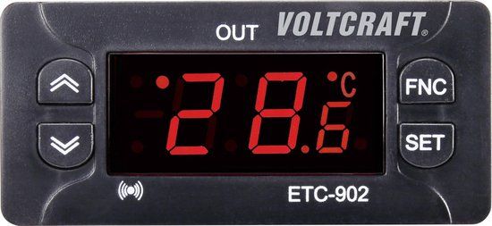 VOLTCRAFT ETC-902 Temperatuurregelaar NTC, PTC -30 tot 99 °C Relais 10 A