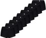 sloggi Dames maxi slip 9 pack Basic+ zwart