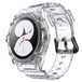 System-S Hoes en armband 40 mm TPU voor Samsung Galaxy Watch 5 4 smartwatch transparant