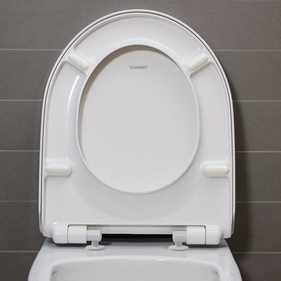 Duravit DuraStyle Basic WC-zitting - Wit glans - Kunststof - 37.3x43x4.3cm