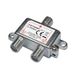 Metronic TNT TV antenne splitter 2 uitgangen F-stekker, splitter, koppeling voor 2 tv's - 336112